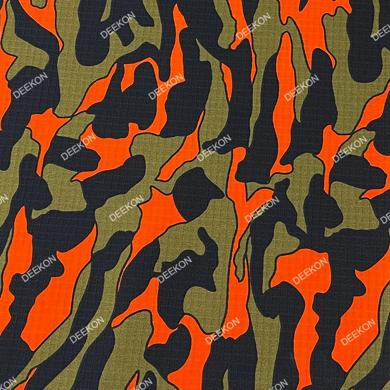 Polyester Cotton Three Colors Camouflage Printing Military Fabric